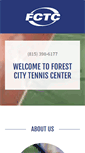 Mobile Screenshot of forestcitytennis.com